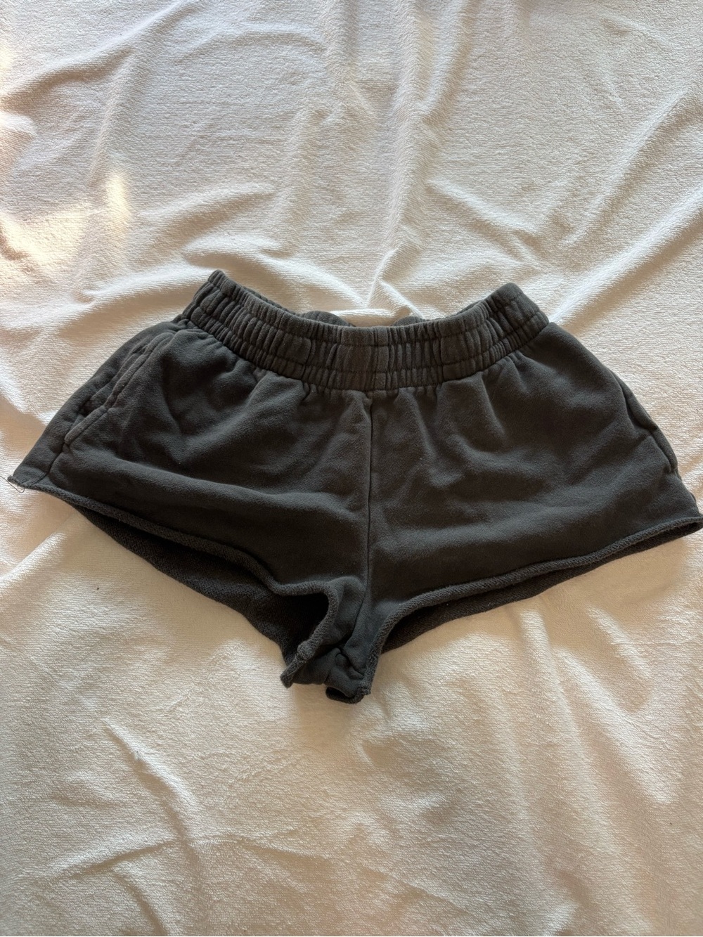 Garage Women's Charcoal Fleece Athletic Shorts